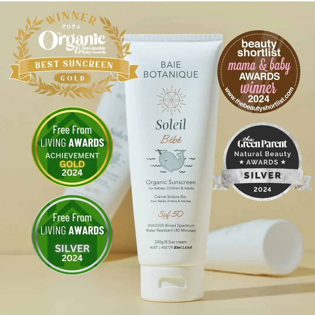 Baie Soleil Baby Sunscreen Sunscreen Baie Botanique™ | Organic and Vegan Skincare 