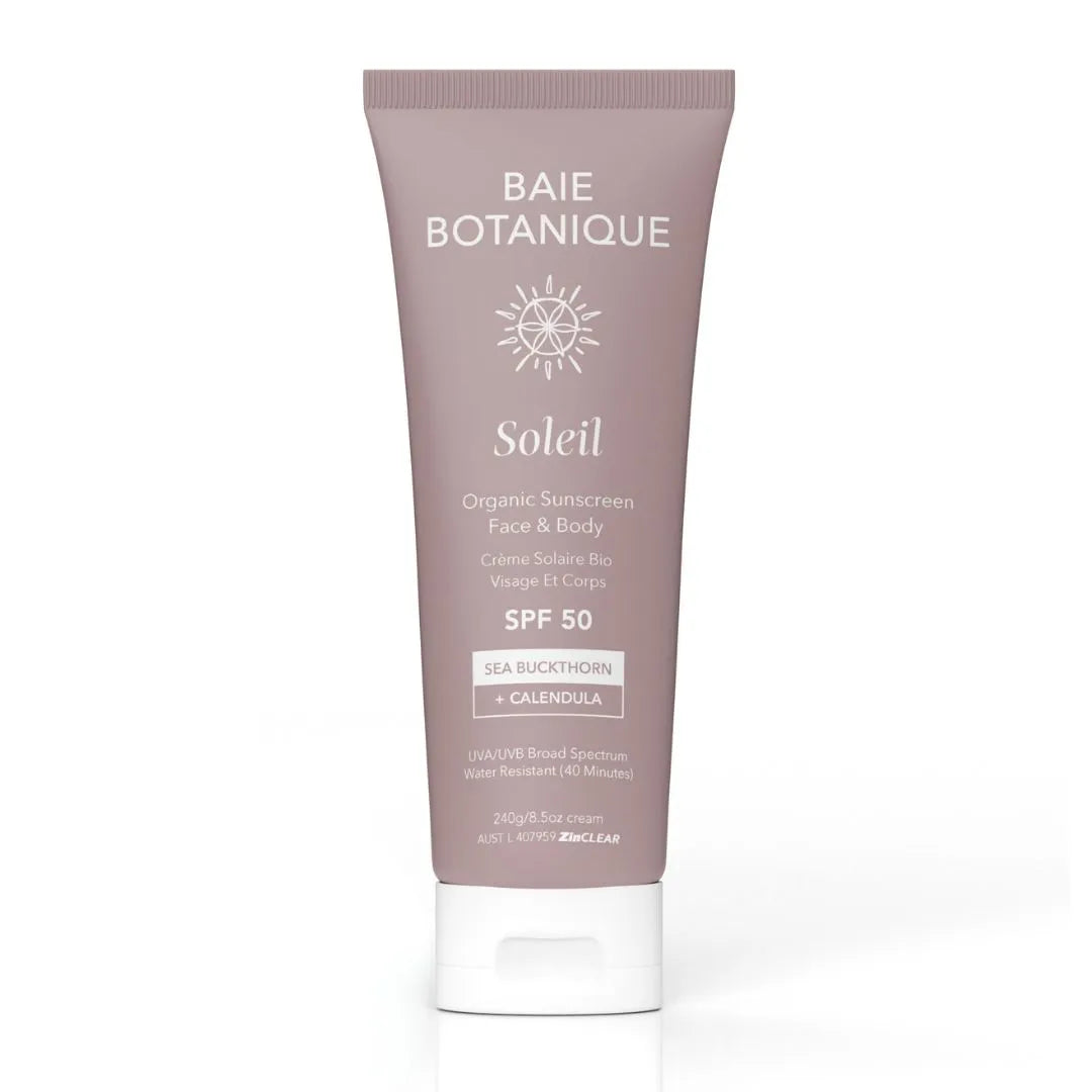 Baie Botanique Soleil Face & Body Sunscreen Sunscreen Baie Botanique™ | Organic and Vegan Skincare 240g 